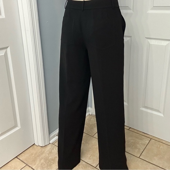 T by Alexander Wang Pants Trousers Black Work High Waisted Office Size 8 Medium - Picture 2 of 7